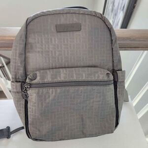 New Jujube Gray Quilted Diaper Backpack